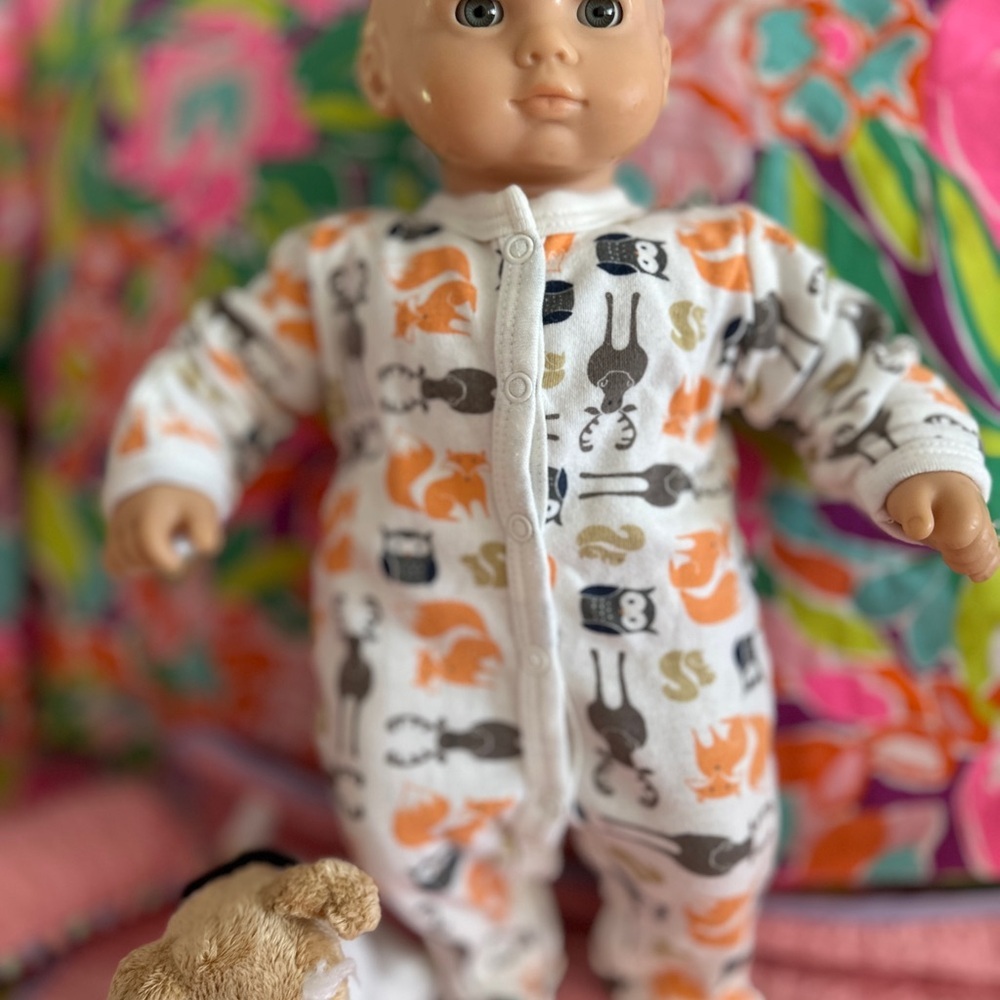 Pleasent company doll,Kids Animal Print One Piece